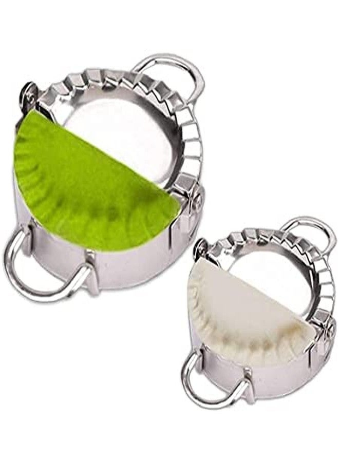 SEASPIRIT Stainless Steel Dumpling Maker(Momos Maker) Dough Pres Mould Wrapper Dough Cutter for Kitchen Making Tools (1 pcs) - Image 4